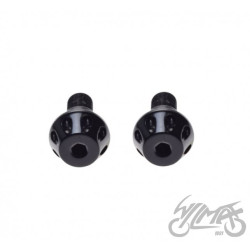 KOŃCÓWKA KIEROWNICY CZARNA DO YAMAHA M16X1.5