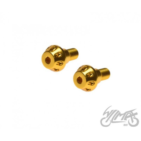 KOŃCÓWKA KIEROWNICY ZŁOTA DO YAMAHA M16X1.5
