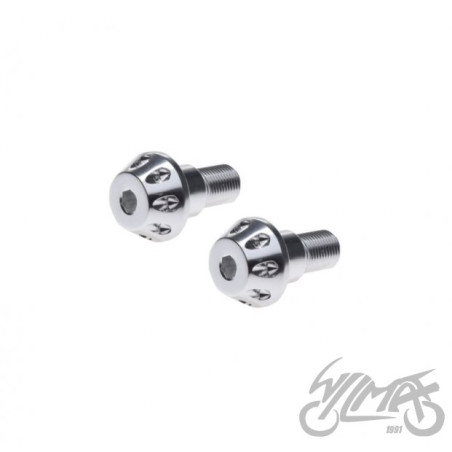KOŃCÓWKA KIEROWNICY SREBRNA DO YAMAHA M16X1.5