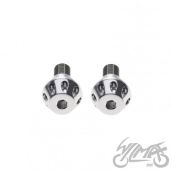 KOŃCÓWKA KIEROWNICY SREBRNA DO YAMAHA M16X1.5