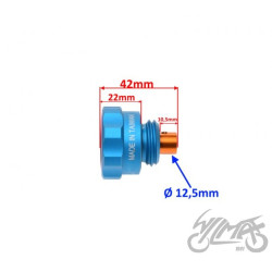 KOREK WLEWU OLEJU Z TERMOMETREM DO YAMAHA NIEBIESK