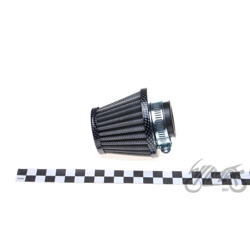 FILTR POWIETRZA 54 mm STOŻKOWY CARBON