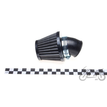 FILTR POWIETRZA 28 mm STOŻKOWY 45' CARBON