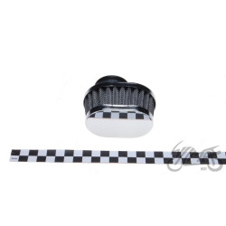 FILTR POWIETRZA 38 mm OWAL NISKI CHROM