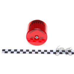 FILTR POWIETRZA 38 mm OSŁONA PLASTIKOWA CZERWONA