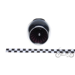 FILTR POWIETRZA 48mm STOŻKOWY TUNING CHROM