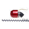 FILTR POWIETRZA 32 mm OBUDOWA LED CZERWONY