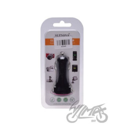 GNIAZDO USB Z WYŚWIETLACZEM NAPIĘCIA 12-24V