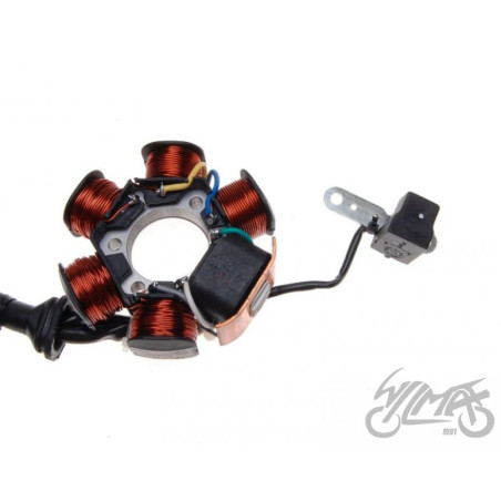 STATOR ISKROWNIK 6 CEWEK  DO PIAGGIO