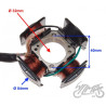 STATOR ISKROWNIK 4 CEWKI 7 PRZEWODÓW