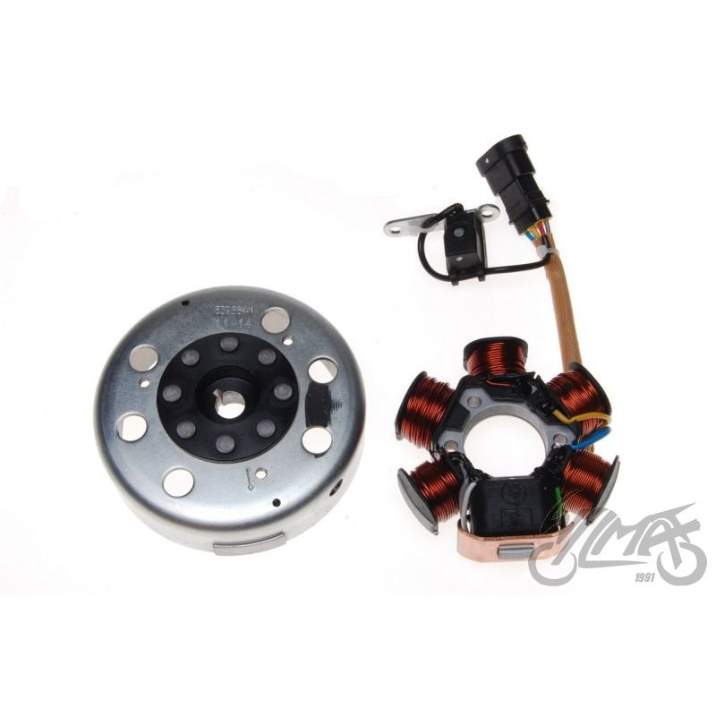 STATOR ISKROWNIK 6 CEWEK + KOŁO MAGNESOWE