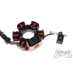 STATOR ISKROWNIK 6 CEWEK  DO PIAGGIO GILERA