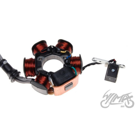STATOR ISKROWNIK 6 CEWEK  DO PIAGGIO GILERA
