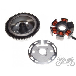 STATOR ISKROWNIK 6 CEWEK + KOŁO MAGNESOWE