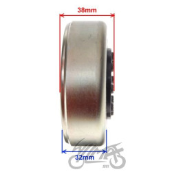 STATOR ISKROWNIK 6 CEWEK + KOŁO MAGNESOWE