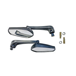 LUSTERKA CZARNE MOTOCYKLOWE M8/M10