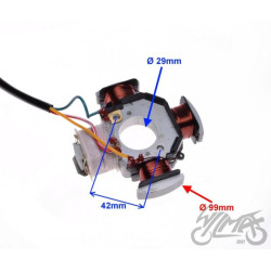 STATOR 4 CEWKI DO PEUGEOT FOX 103 SPX MVL