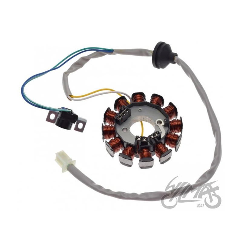 STATOR ISKROWNIK 12 CEWEK DO MBK YAMAHA BOOSTER