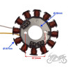 STATOR ISKROWNIK 12 CEWEK DO MBK YAMAHA BOOSTER