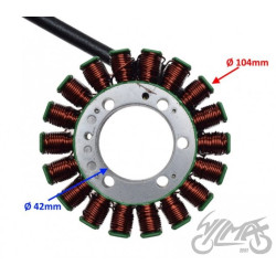 STATOR ISKROWNIK 18 CEWEK DO YAMAHA XMAX 250