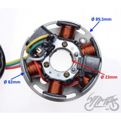 STATOR ISKROWNIK 6 CEWEK DO APRILIA TUAREG