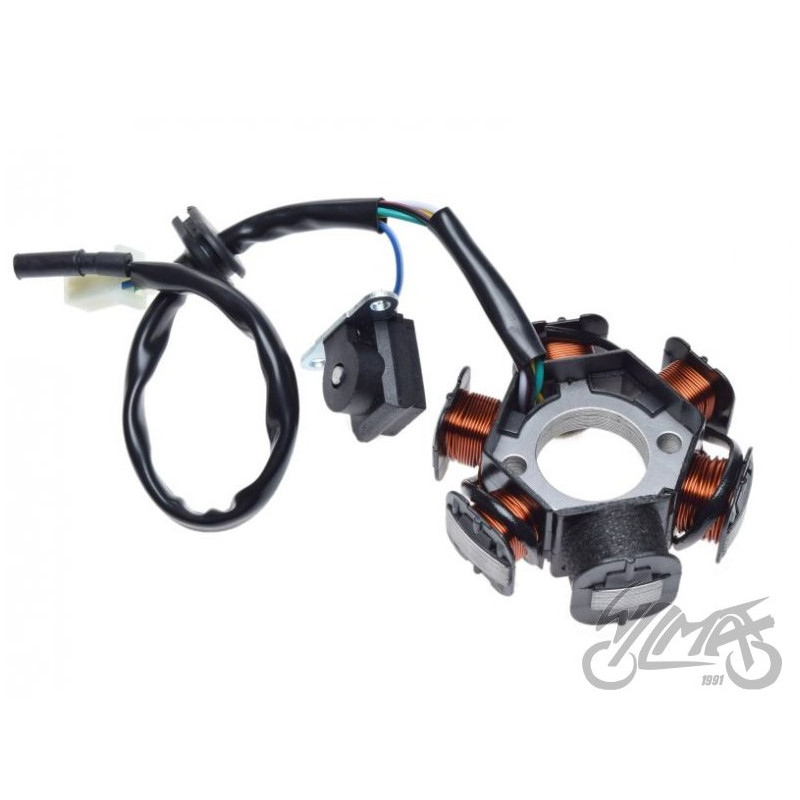 STATOR ISKROWNIK 6 CEWEK DO SYM MIO 50 4T