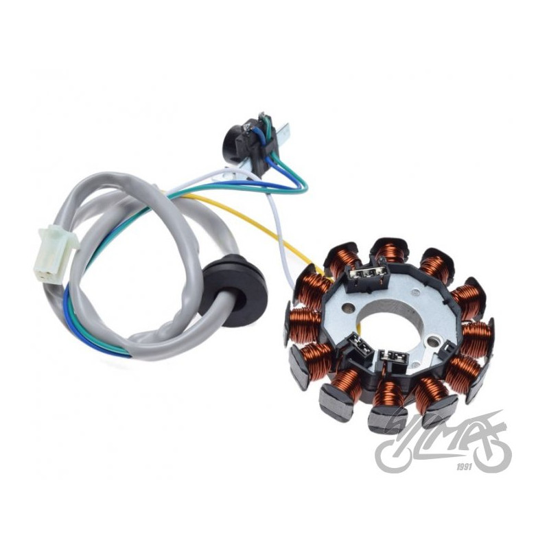 STATOR ISKROWNIK 12 CEWEK DO MBK BOOSTER NITRO 200