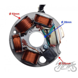 STATOR ISKROWNIK 5 CEWEK DO PIAGGIO VESPA