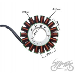 STATOR ISKROWNIK DO YAMAHA YZF R1 2003