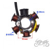 STATOR ISKROWNIK 6 CEWEK DO PEUGEOT SPEEDFIGHT 50