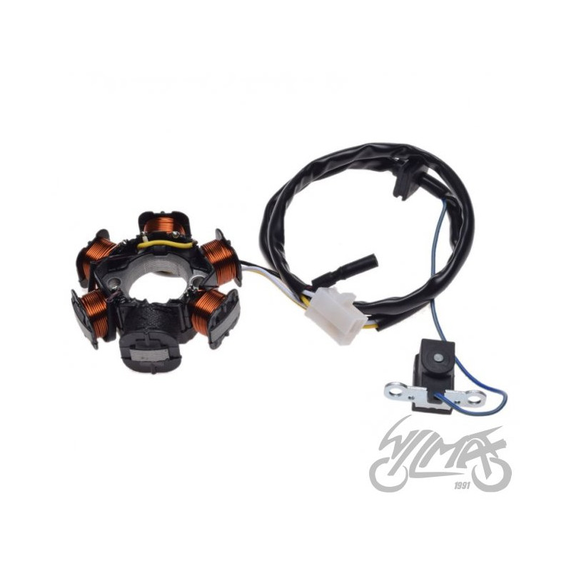 STATOR ISKROWNIK 6 CEWEK DO PEUGEOT LUDIX