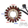STATOR ISKROWNIK 18 CEWEK DO HONDA SH 300 11-14