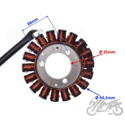 STATOR ISKROWNIK 18 CEWEK DO HONDA SH 125  150