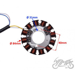 STATOR ISKROWNIK 12 CEWEK DO YAMAHA DT 50