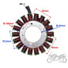 STATOR ISKROWNIK 18 CEWEK DO YAMAHA TMAX 500 04-07