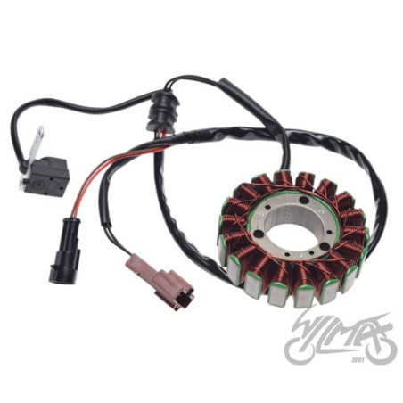 STATOR ISKROWNIK 18 CEWEK DO PIAGGIO MP3 400  500
