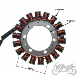 STATOR ISKROWNIK DO SUZUKI VL1500 INTRUDER 98-04