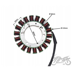 STATOR ISKROWNIK DO YAMAHA XV1100 VIRAGO 86-00