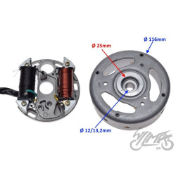 STATOR Z KOŁEM MAGNESOWYM I CEWKĄ DO PUCH MAXI