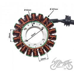 STATOR ISKROWNIK DO POLARIS SPORTSMAN 700 06-17