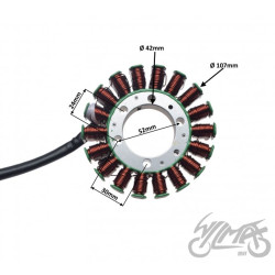 STATOR ISKROWNIK DO POLARIS SCRAMBLER 500 04-13