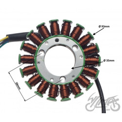 STATOR ISKROWNIK DO SUZUKI DRZ 250 01-07