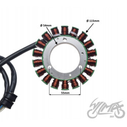 STATOR ISKROWNIK DO YAMAHA YFM 350 660 GRIZZLY 02-