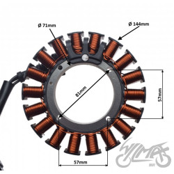 STATOR ISKROWNIK DO HARLEY DAVIDSON 30017-07