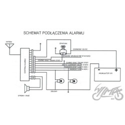 ALARM MOTOCYKL - SKUTER SYRENA + GŁOS LEKTORA PL