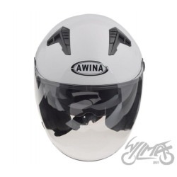 KASK OTWARTY TYP JK528 BIAŁY S AWINA