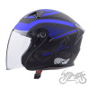 KASK OTWARTY TYP JK528 CZARNO NIEB. MAT L AWINA