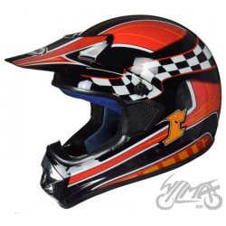 KASK AWINA S TN-8686-34 ENDURO CZERWONO-CZARNY
