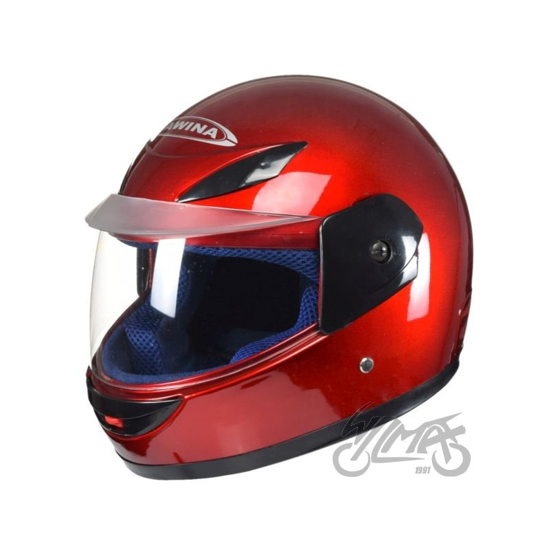 KASK MINI ROZMIAR GŁOWY 47-48 cm CZERWONY TN-8636