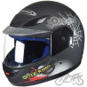 KASK MINI ROZMIAR GŁOWY 47-48 cm CZARNY SPIDERMAN